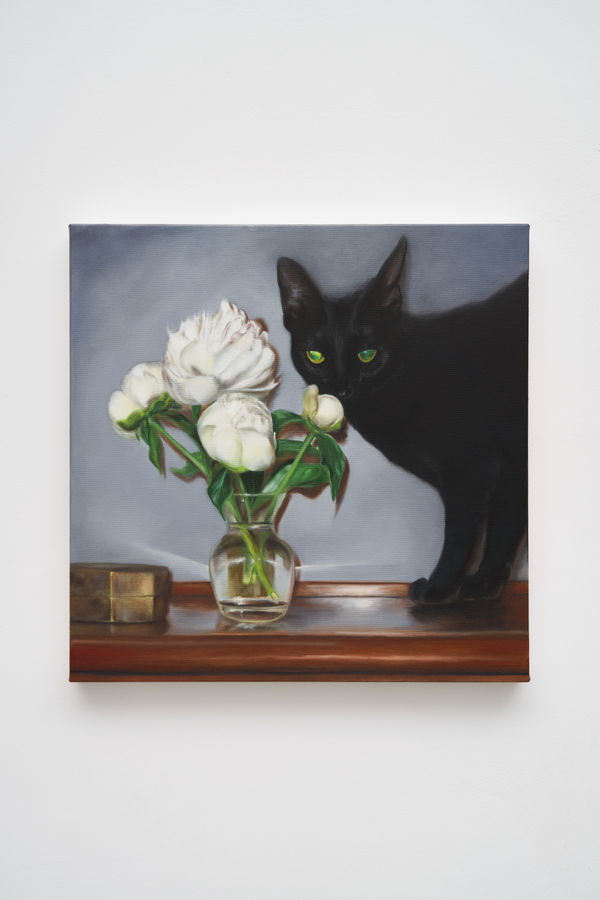 Rebecca Storm, Guimauve and the peonies, 2025