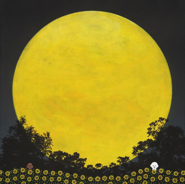 NAM JEA HYUN 댕댕이 찾기, 2023 장지에 채색 45.5 cm x 45.5 cm