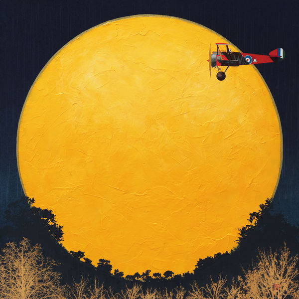 남재현 달로 떠나는 여행, 2025 장지에 채색 53 x 53 cm