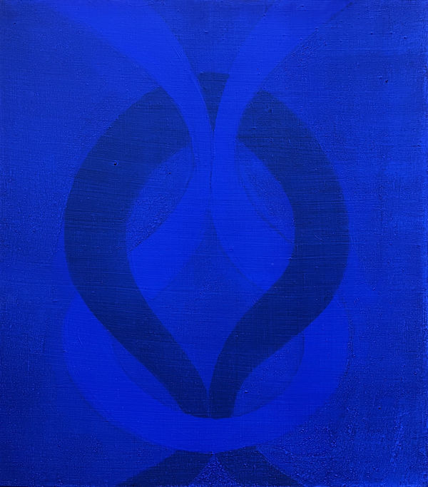 JANG HEE KIM LUCE-B-13, 2023 acrylic mixed medium on canvas 49 cm x 45 cm