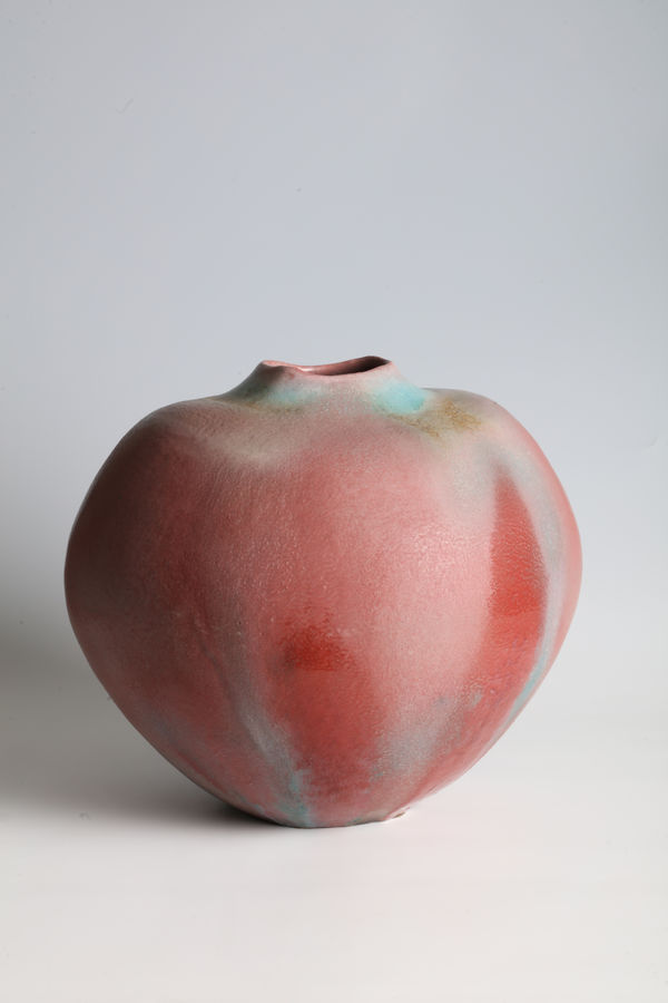 Flask with Red Maple Glaze