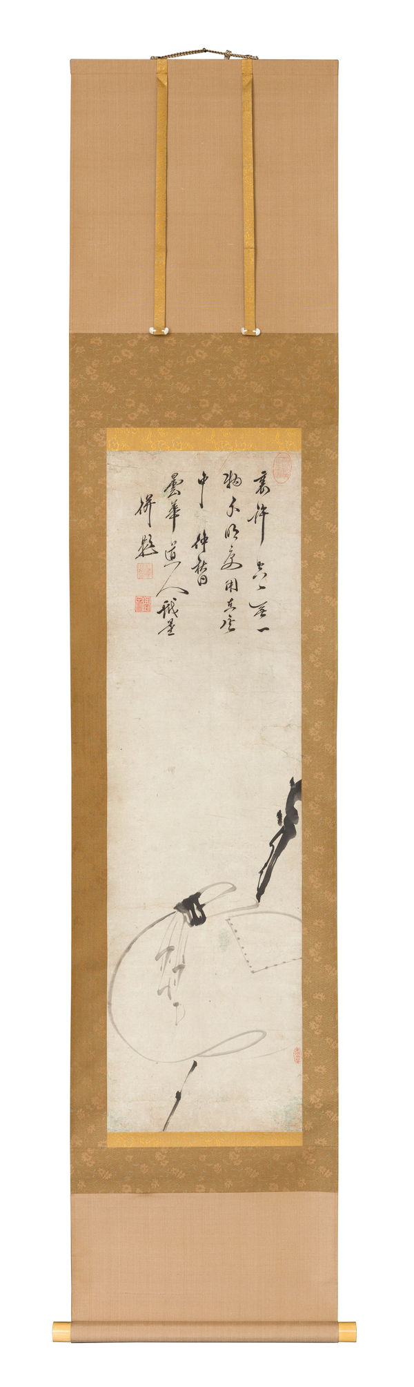 Hotei’s Sack and Staff, with Poem