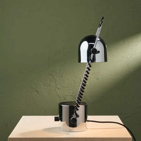 Josep Maria Magem, Adjustable 'BA-5473' Table Lamp in Chrome for Madom, Spain, 1970s