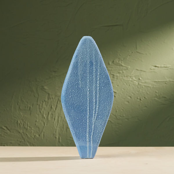 Eunsol Kim, 'Condensation' Series C3, Glazed Ceramic Sculpture in Blue, The Netherlands, 2025