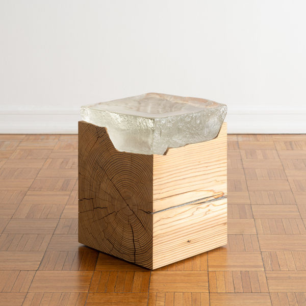 Rafael Prieto, Side Table (Glass Top), 2023