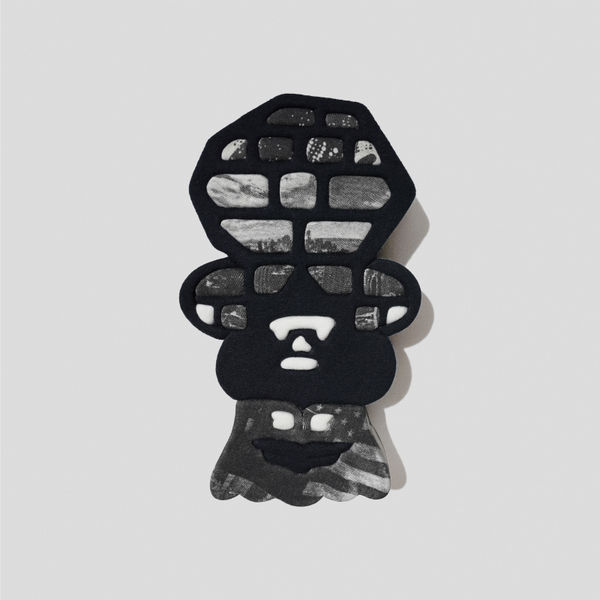 劉正堃 Abei LIU Unseen and Undiscovered - Cooper, 2024 雷射切割EVA、二手衣手工缝製 Laser cutting EVA, 2nd hand clothes 21.5 x 12.3 x 4 cm