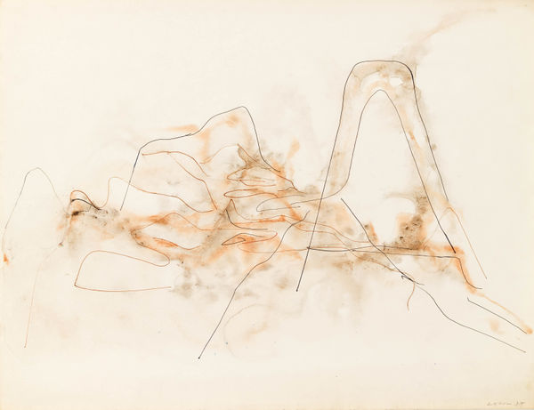 謝景蘭 Lalan NO.141, 1977 複合媒材／紙 Mixed media on paper 19 3/4 x 25 5/8 in 50 x 65 cm