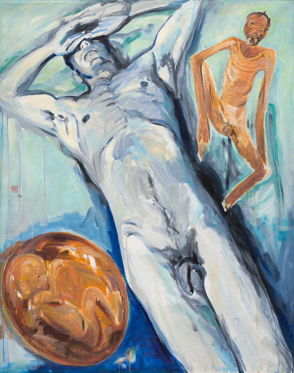 顧福生 Fu-Sheng KU 夢一場 Just a Dream, 1967 油彩／畫布 Oil on canvas 50 x 40 1/8 in 127 x 102 cm