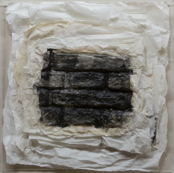 林延 LIN Yan 明淨的雲 Bright Clouds, 2010-2014 墨／紙 Ink on paper 24 x 24 x 2 in 61 x 61 x 5 cm