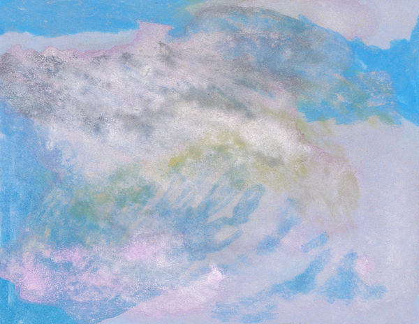 鄭帛囪 CHENG Po-Tsung 無題 Untitled, 2013-2022 水彩、原子筆、油漆筆、立可白（帶）／便條紙 Watercolor, ball pen, marker, white-out on note paper 3 x 4 in 7.6 x 10 cm