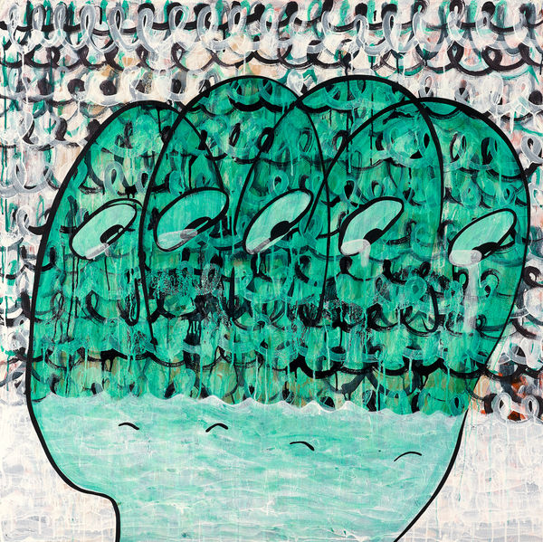 蕭筑方 Hsiao Chu-Fang, 張望 Looking around, 2022