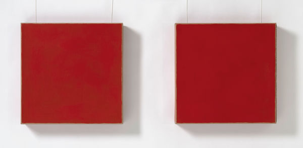 賴志盛 LAI Chih-Sheng 素描未滿：盒子 (20140703-2-1) 盒子(20140703-2-2) Incomplete Drawing: Box (20140703-2-1~2-2), 2014 壓克力顏料／紙 Acrylic on paper 17 3/4 x 17 3/4 x 2 3/8 in／each, set of 2 45 x 45 x 6 cm／each, set of 2