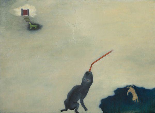 蘇旺伸SU Wong-shen 吸 Suck, 2019 油彩／畫布 Oil on canvas 24 5/8 x 33 1/2 in 62.5 x 85 cm