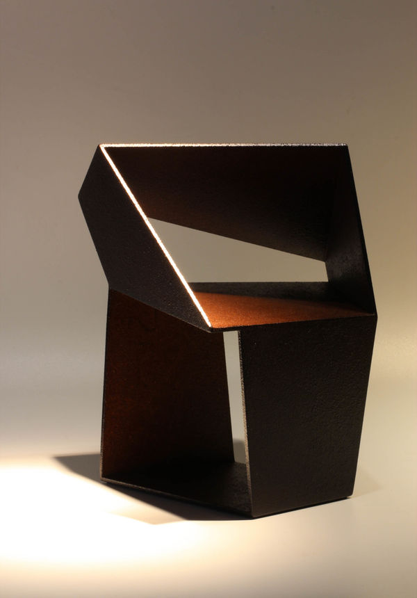 郭思敏 Szumin KUO 虛實間#3 Inversion#3, 2011 鐵 Iron 12 1/4 x 9 x 10 5/8 in, Ed. 3/6 31 x 23 x 27 cm, Ed. 3/6
