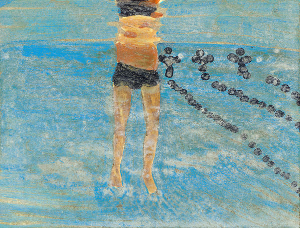 鄭帛囪 CHENG Po-Tsung 無題 Untitled, 2013-2022 水彩、原子筆、油漆筆、立可白（帶）／便條紙 Watercolor, ball pen, marker, white-out on note paper 3 x 4 in 7.6 x 10 cm