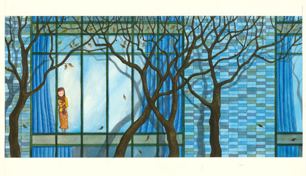 幾米 Jimmy Liao, 藍色的等待 Blue Wait, 1999