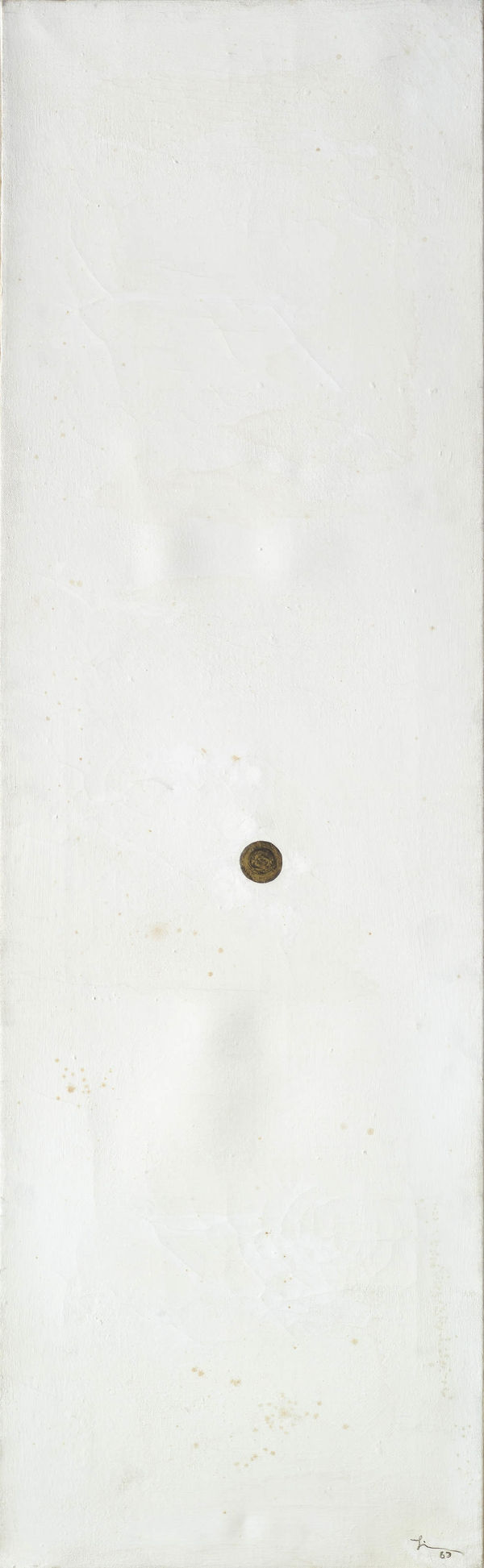 李元佳 LI Yuan-chia 98-09, 1962-1964 油彩／畫布 Oil on canvas 51 1/8 x 15 3/4 in 130 x 40 cm