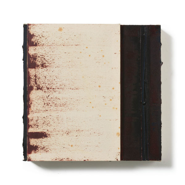 洪藝真 Yi-Chen HUNG 無題 Untitled, 約1997-2000 壓克力顏料／畫布 Acrylic on canvas 11 3/4 x 11 3/4 x 2 1/8 in 30 x 30 x 5.5 cm