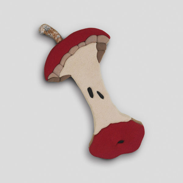 劉正堃 Abei LIU 第?天：時間迷走中 Day ?: Lost in Time, 2025 高密度發泡聚苯乙烯、二手衣手工縫製 EPS, 2nd hand clothes 19.8 x 9.9 x 4 cm