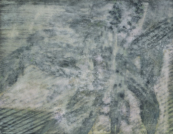 鄭帛囪 CHENG Po-Tsung 無題 Untitled, 2013-2022 水彩、原子筆、油漆筆、立可白（帶）／便條紙 Watercolor, ball pen, marker, white-out on note paper 3 x 4 in 7.6 x 10 cm