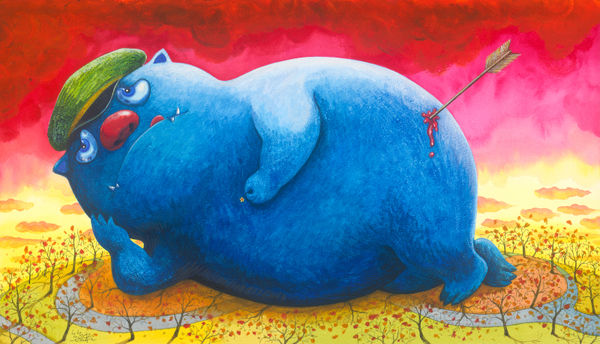 幾米 Jimmy Liao, 吃掉黑暗的怪獸-1 The Monster Who Ate Darkness-1, 2006