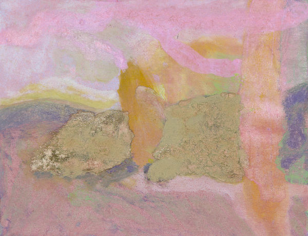 鄭帛囪 CHENG Po-Tsung 無題 Untitled, 2013-2022 水彩、原子筆、油漆筆、立可白（帶）／便條紙 Watercolor, ball pen, marker, white-out on note paper 3 x 4 in 7.6 x 10 cm