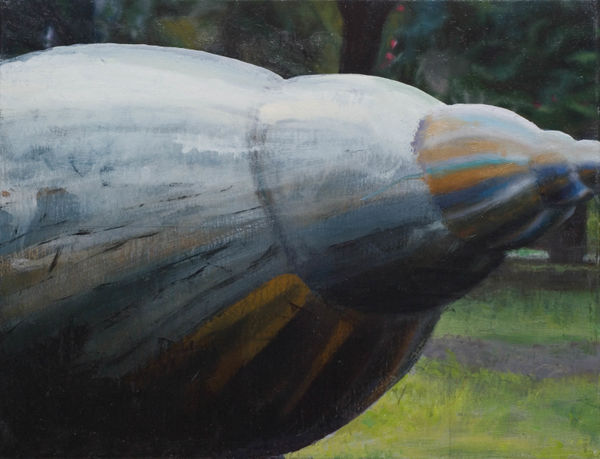 林彥瑋 LIN Yen Wei 蝸牛-2 Snail-2, 2019-2023 油彩／畫布 Oil on canvas 10 5/8 x 13 3/4 in 27 x 35 cm