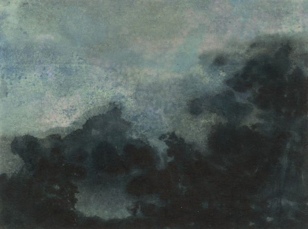 鄭帛囪 CHENG Po-Tsung 無題 Untitled, 2013-2022 水彩、原子筆、油漆筆、立可白（帶）／便條紙 Watercolor, ball pen, marker, white-out on note paper 3 x 4 in 7.6 x 10 cm