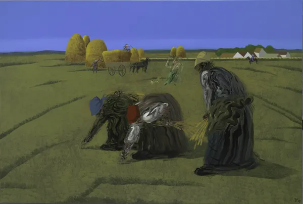 夏陽 HSIA Yan, 拾穗 The Gleaner, 1998