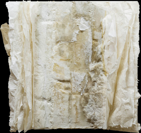 林延 LIN Yan 紀念碑 #6 Monument #6, 2008 紙、蠟 Paper and wax 18 1/2 x 18 1/2 x 5 1/8 in 47 x 47 x 13 cm