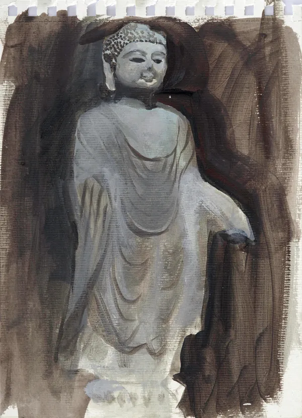 張安 ZHANG An, 文化考察期間的寫生之五 Painting from Life during a Cultural Study Tour 5, 2017