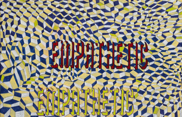 王玫玲 Mei Ling WANG 同理心 Empathetic, 2020 壓克力顏料、批土／畫布 Acrylic and putty on canvas 10 5/8 x 16 1/8 in 27 x 41 cm