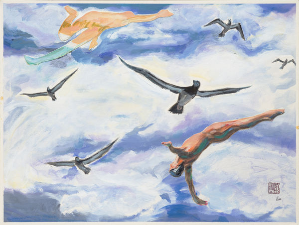 顧福生 Fu-sheng KU, 高翔 Flight, 2004