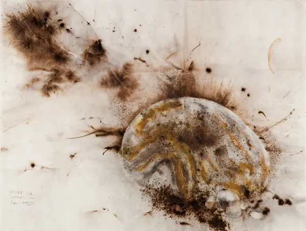 蔡國強 CAI Guo-Qiang, 遊走太魯閣-石頭 Taroko Gorge - Stone , 2009