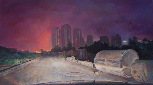 陸亮 LU Liang, 夜路－霧霾 Night Road－Haze, 2013-2016