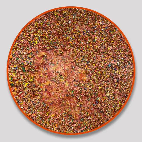 Manuel Mérida, Cercle Impression Orange, 2023