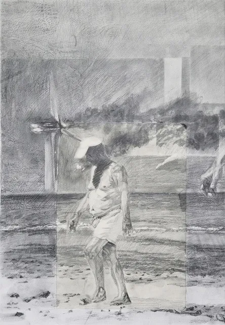 Austin Stiegemeier, Study for Twin Tower Wind Power, 2020