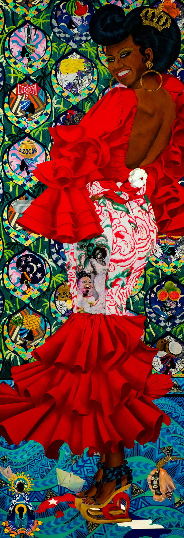 Gerardo Castro, Celia - Reina Santa de la Azucar Negra, 2019