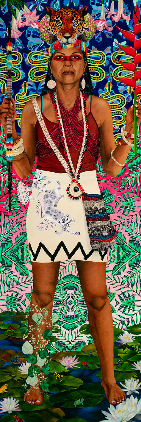 Gerardo Castro, Nemonte Nenquimo - Mi Tierra No Se Vende, “My Land Is Not for Sale”, 2020