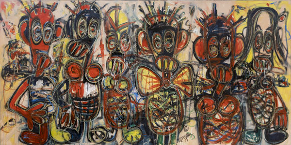 Aboudia, Les Dappers d'Abidjan, 2021