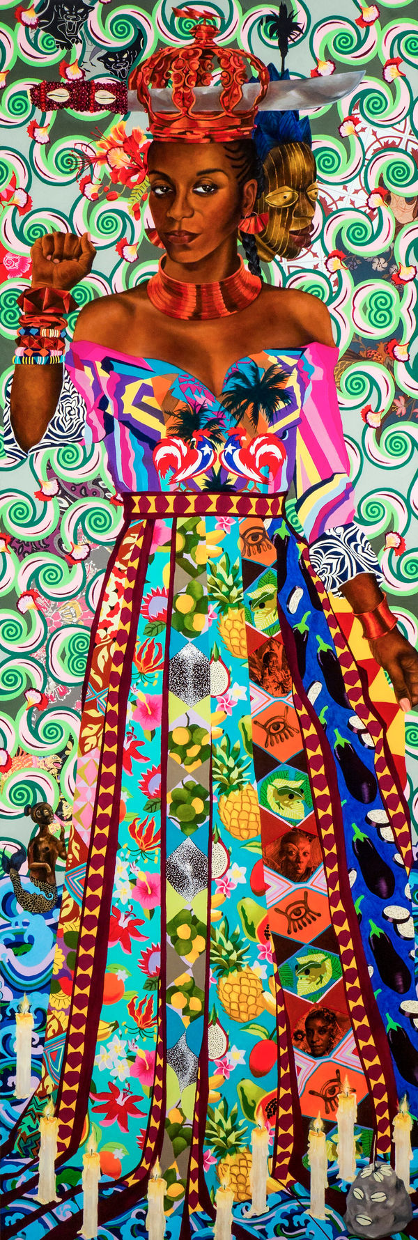 Gerardo Castro, Sylvia del Villard - (The Black Majesty), 2019