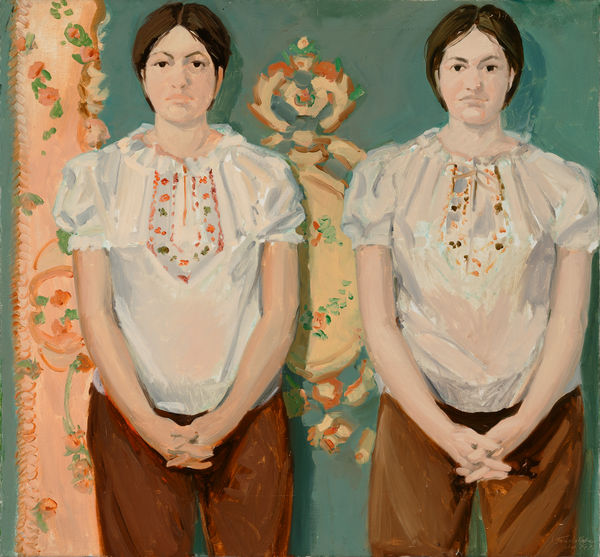 Frank Hyder, Twins Standing, 1972
