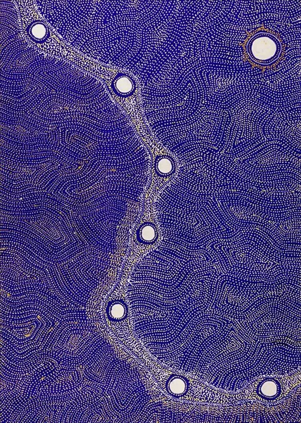 Shanna Napanangka Williams, Napaljarri-warnu Jukurrpa (Seven Sisters Dreaming), 2019