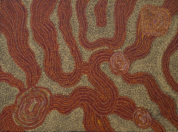 Katrina Tjitayi Piltati, 2021 acrylic on canvas 76 x 120 cm 29 7/8 x 47 1/4 in