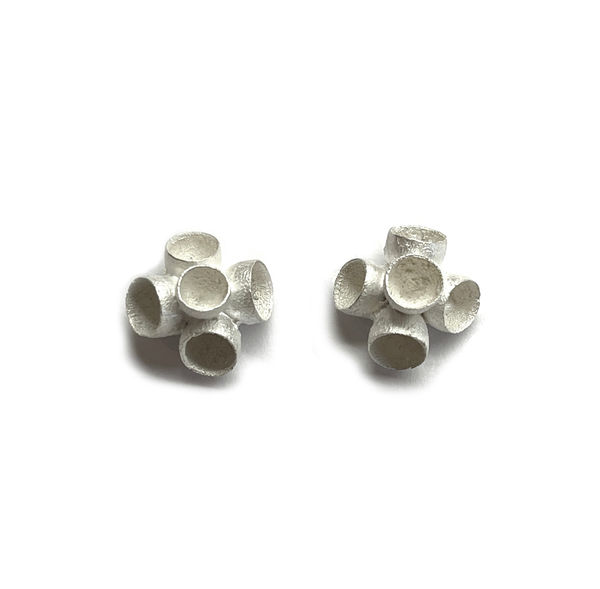Melinda Young, Ranges Series – Blossom Cap Cluster Studs (Pukatja, APY Lands), 2015/2024
