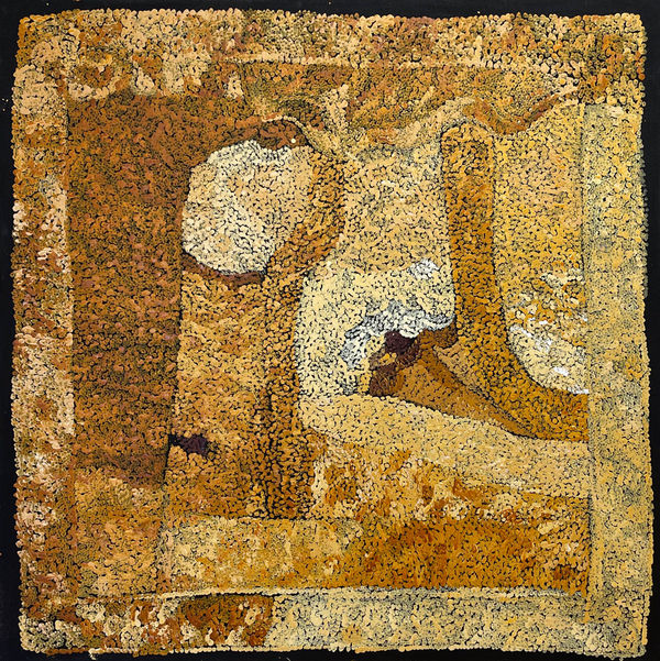 Betty Campbell Minymaku Tjukurpa (Women's Story), 2022 acrylic on linen 101 x 101 cm 39 3/4 x 39 3/4 in