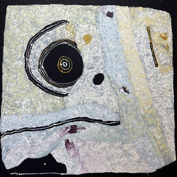 Betty Campbell Minymaku Tjukurpa (Women's Story), 2022 acrylic on linen 101 x 101 cm 39 3/4 x 39 3/4 in
