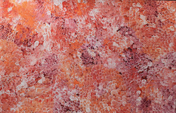 Belinda Golder Kngwarreye Bush Yam Flowers, 2022 acrylic on linen 96 x 147 cm 37 3/4 x 57 7/8 in
