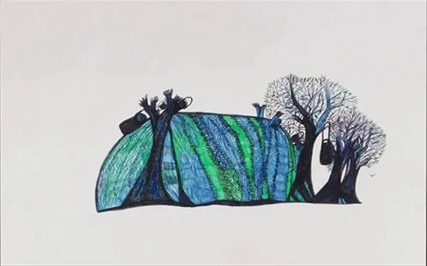 Patsy Mudgedell, Hair Spirits, 2018