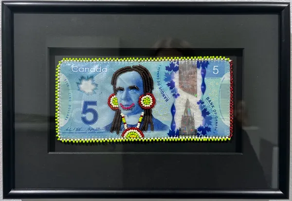 $5 (Green and Red Border)